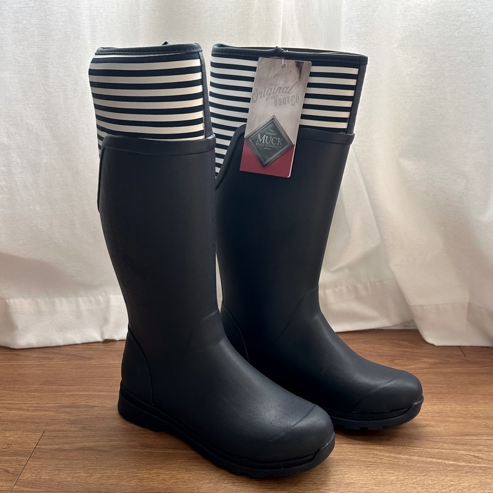ORIGINAL MUCK BOOTS CAMBRIDGE TALL RAIN BOOTS sz. 8